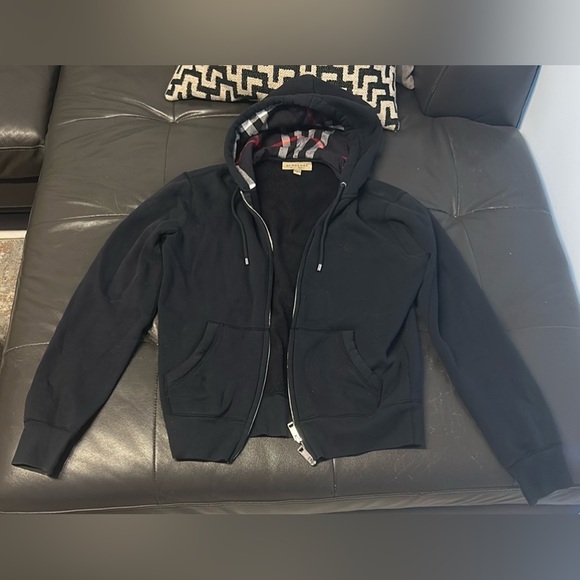 Burberry Clarendon Navy Hooded Jacket